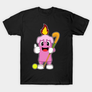 Candle Field hockey Hockey stick T-Shirt